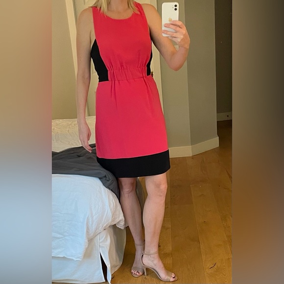 Rachel Zoe, size 8, pink and black dress. - Picture 3 of 3